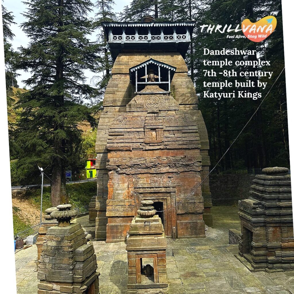 The Dandeshwar Temple near Jageshwar temple complex built by Katyuri Kings - image by thrillvana